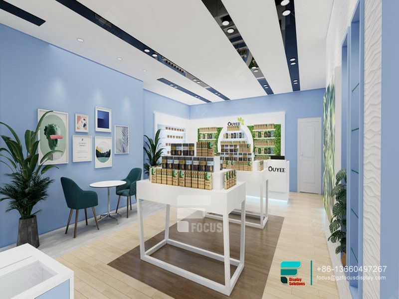 Dispensary Interior Design Glass Display For Smoke Shop