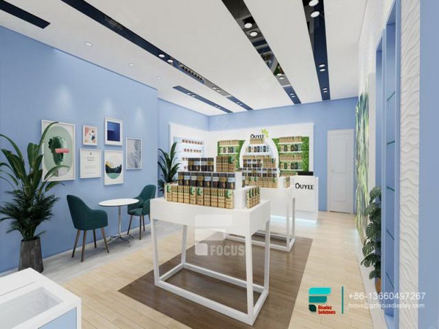 Dispensary Interior Design Glass Display For Smoke Shop