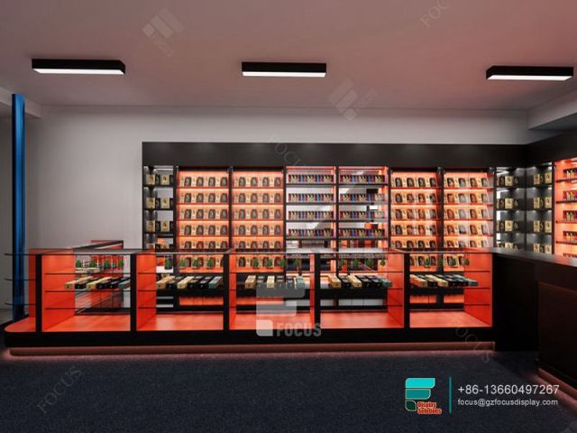 Modern Tobacco Cabinet Showcases Glass Display Cabinets