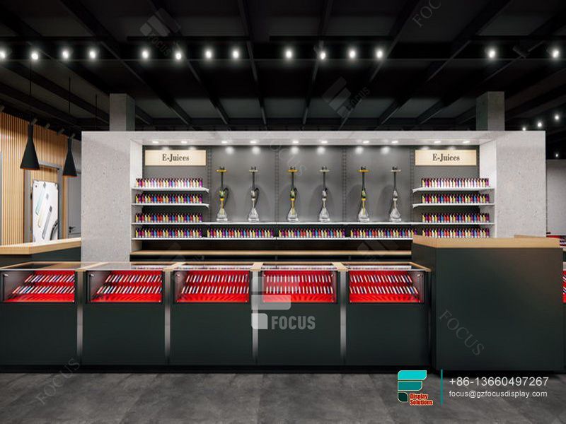 Tobacco Display Rack Glasses Wall Display Cigarette Shelves