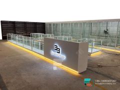 Commercial Smoke Shop Display Vitrine Glass Tobacco Showcase