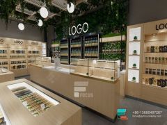 Display Dispensary Showcase Glasses Smoke Store Design