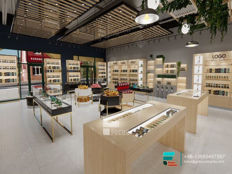 Tobacco Fixture Glass Case Display Cigarette Counter