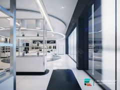 Cannabis Dispensary Design Tobacco Display Case Glass