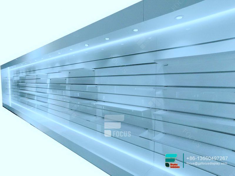 Smoke Shop Showcase Glass Shelves Cabinet Cigarette Display