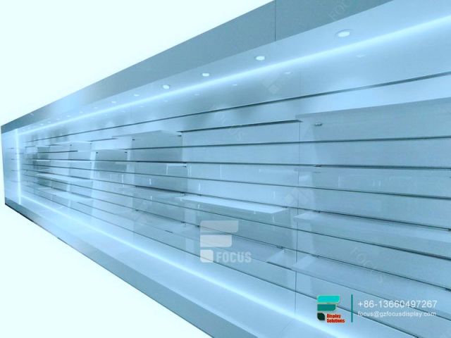Smoke Shop Showcase Glass Shelves Cabinet Cigarette Display