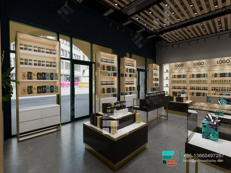 Display Dispensary Showcase Glasses Smoke Store Design