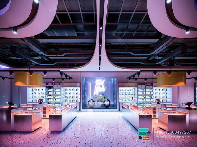 Dispensary Display Cases Glass Counter Cigarette Shop Design