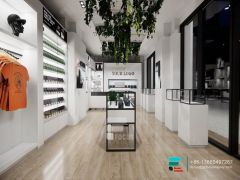 Cigarette Fixtures Steel Glass Cabinet Tobacco Rack