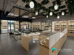 Display Dispensary Showcase Glasses Smoke Store Design