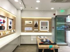 Modern Dispensary Design Glass Counter Showcase Display Cabinet