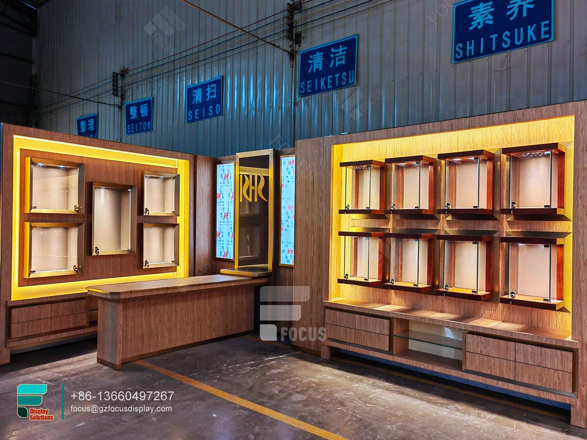 cigarette display shelf glass display cabinet showcase