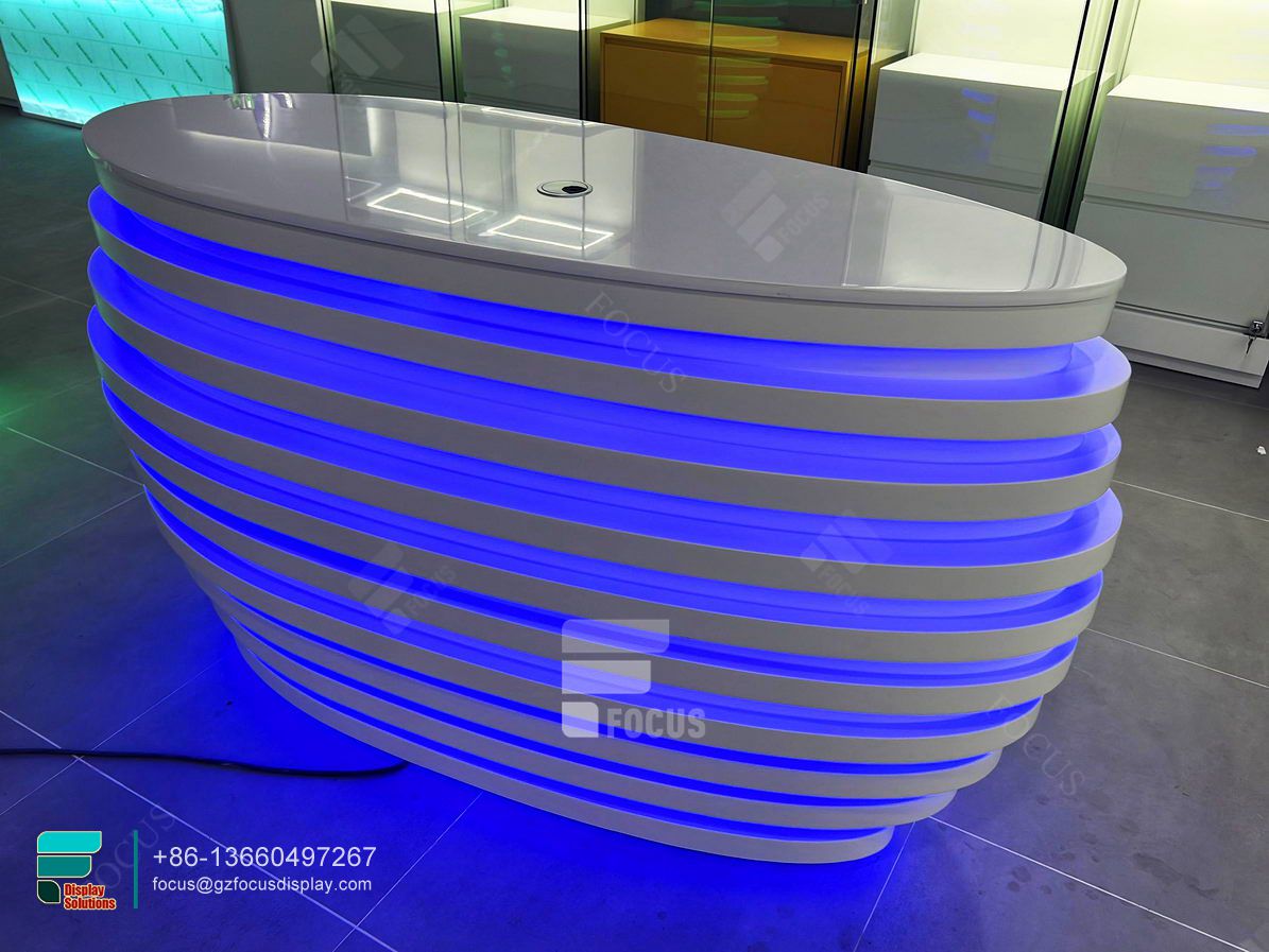 customize cigarette counter glass show case for sale