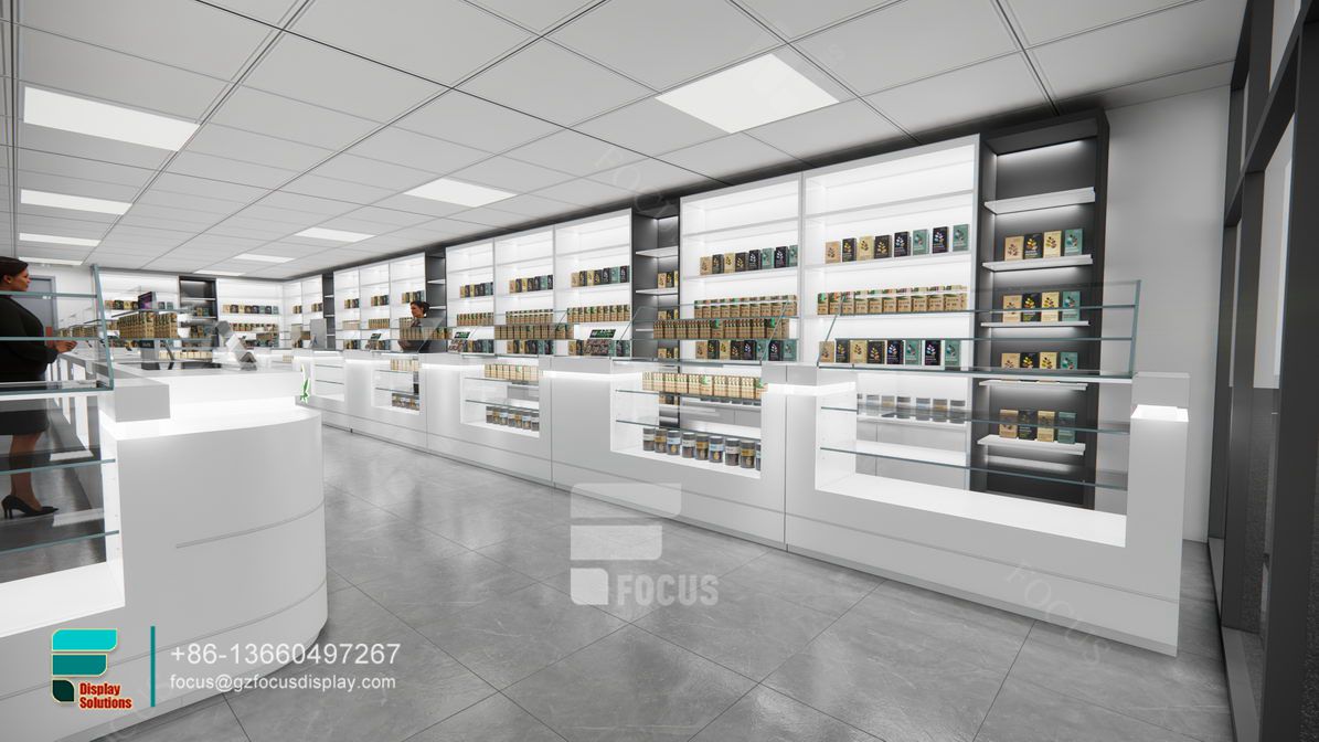 modern cigarette counter display showcases display stand