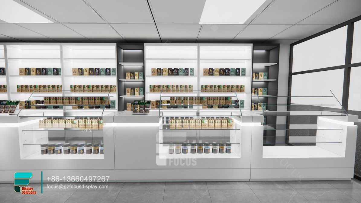 modern cigarette counter display showcases display stand