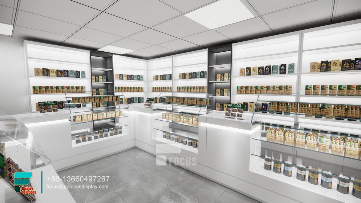 modern cigarette counter display showcases display stand