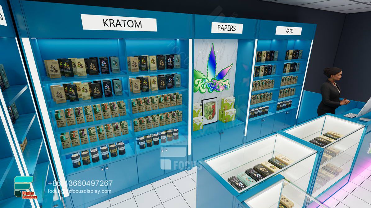 modern cigarette display cabinet glass display shelves