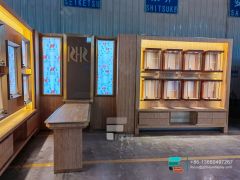 Cigarette Display Shelf Glass Display Cabinet Showcase