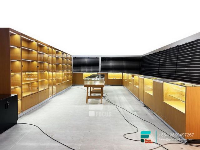 Cigarette Tobacco Display Cabinet Retail Glass Counter