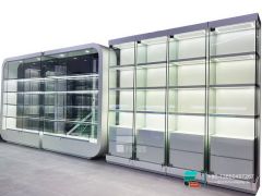 Dispensary Display Glass Shelves Display Retail Store