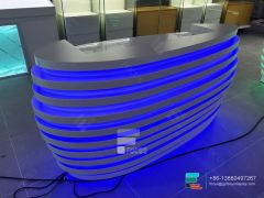 Customize Cigarette Counter Glass Show Case For Sale