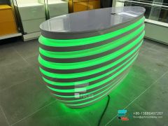 Customize Cigarette Counter Glass Show Case For Sale