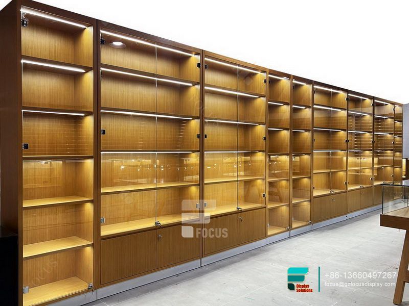 Cigarette Tobacco Display Cabinet Retail Glass Counter