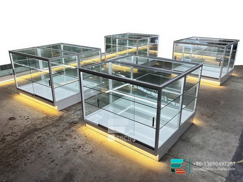 Smoke Shop Glass Display Showcase Large Glass Display Cases