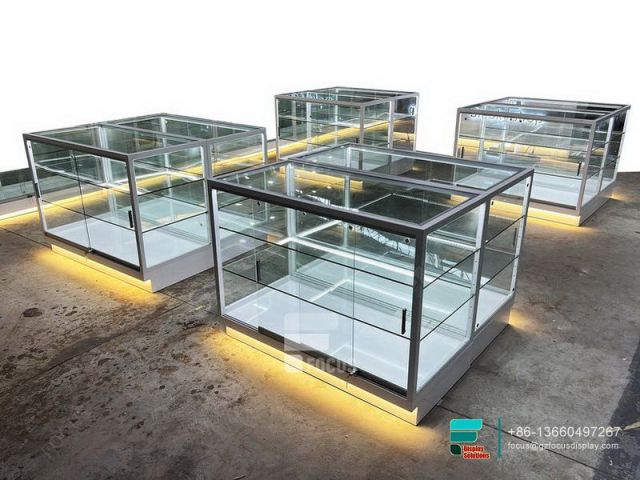 Smoke Shop Glass Display Showcase Large Glass Display Cases