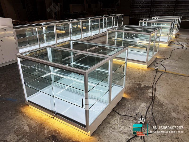 Smoke Shop Glass Display Showcase Large Glass Display Cases