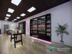 Tobacco Display Case Glass Showcase LED Smoke Shop Counter