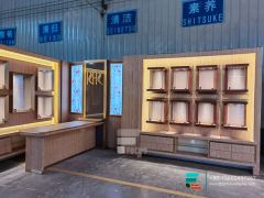 Cigarette Display Shelf Glass Display Cabinet Showcase