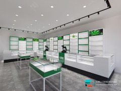 Customize Display Cases Floor Glass Display For Smoke Shop