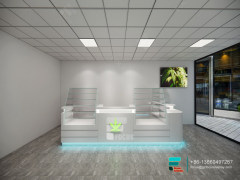 Modern Smoke Shop Counter Glass Display Cabinet For Shop