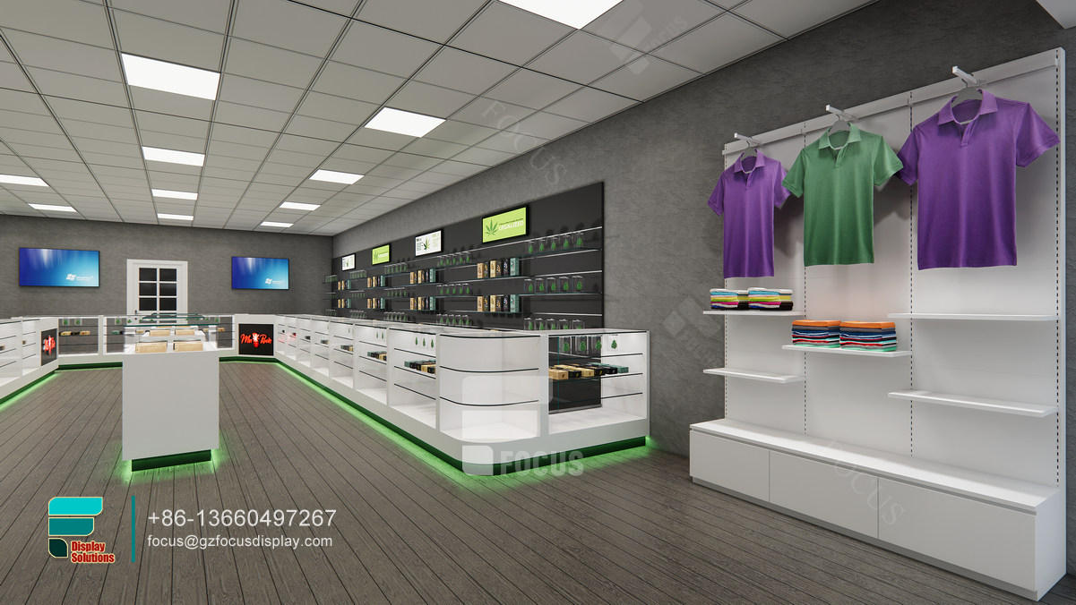 custom dispensary cabinets shop display glass shelving