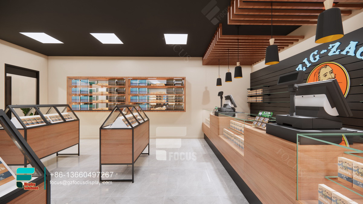 vape rack show glass display cabinet vape shop design