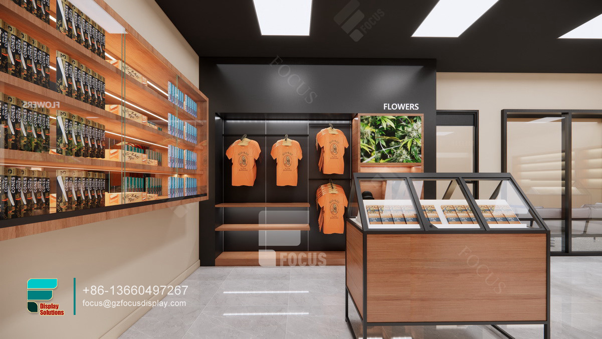 vape rack show glass display cabinet vape shop design