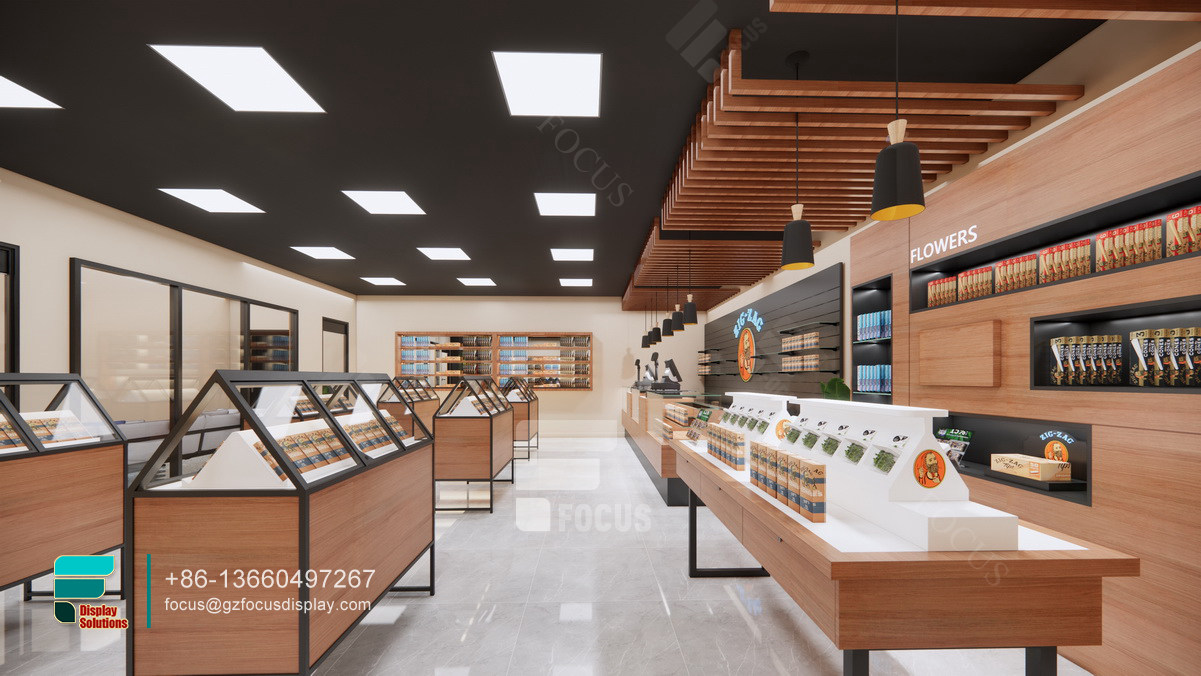 vape rack show glass display cabinet vape shop design