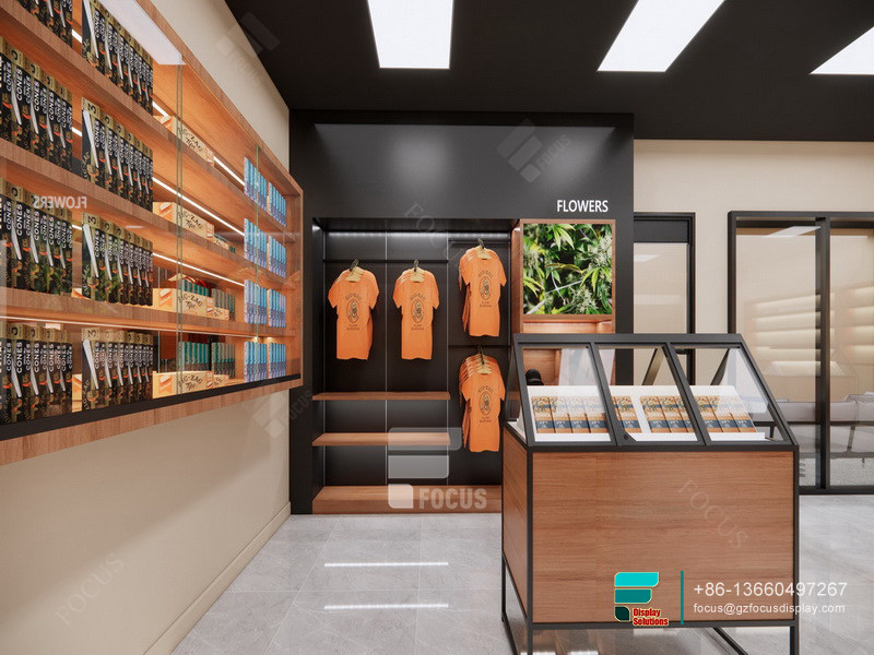 Vape Rack Show Glass Display Cabinet Vape Shop Design
