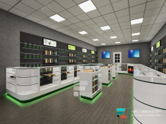 Custom Dispensary Cabinets Shop Display Glass Shelving