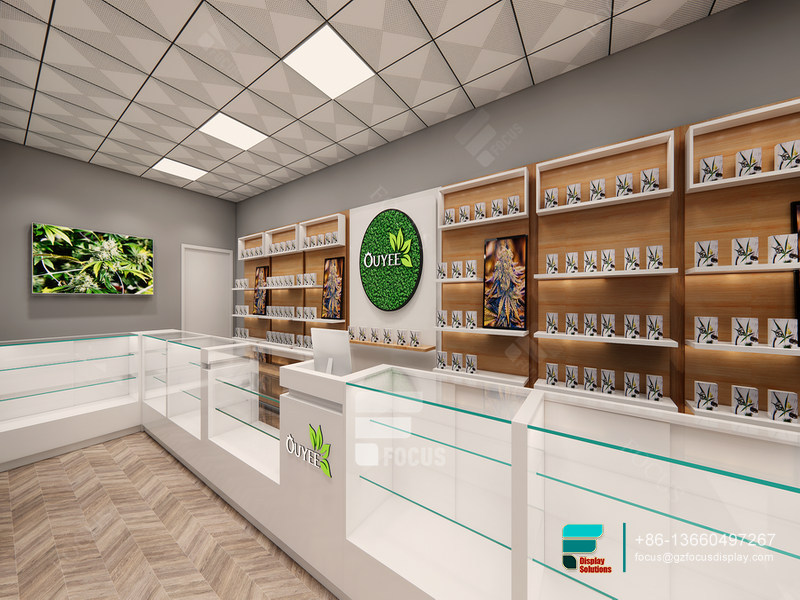 Vape Rack Show Glass Display Cabinet Vape Shop Design