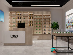 Cigarette Retail Display Rack Glass Display For Retail Shop