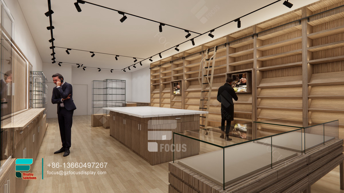 cigarette display unit wall display cabinet showcase