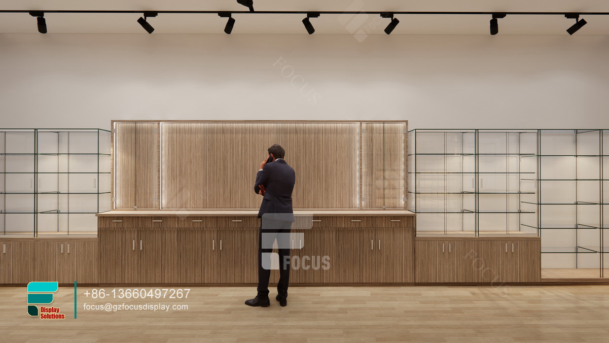 cigarette display unit wall display cabinet showcase