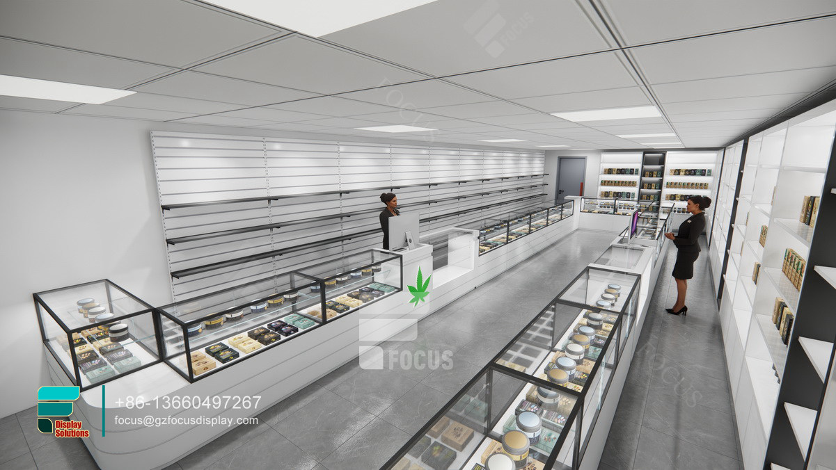 custom cigarette display cabinet glass vitrine for sale