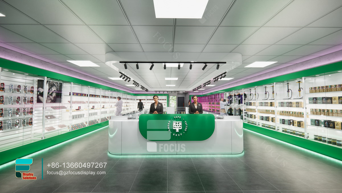 modern tobacco shop display racks cigarette shelving
