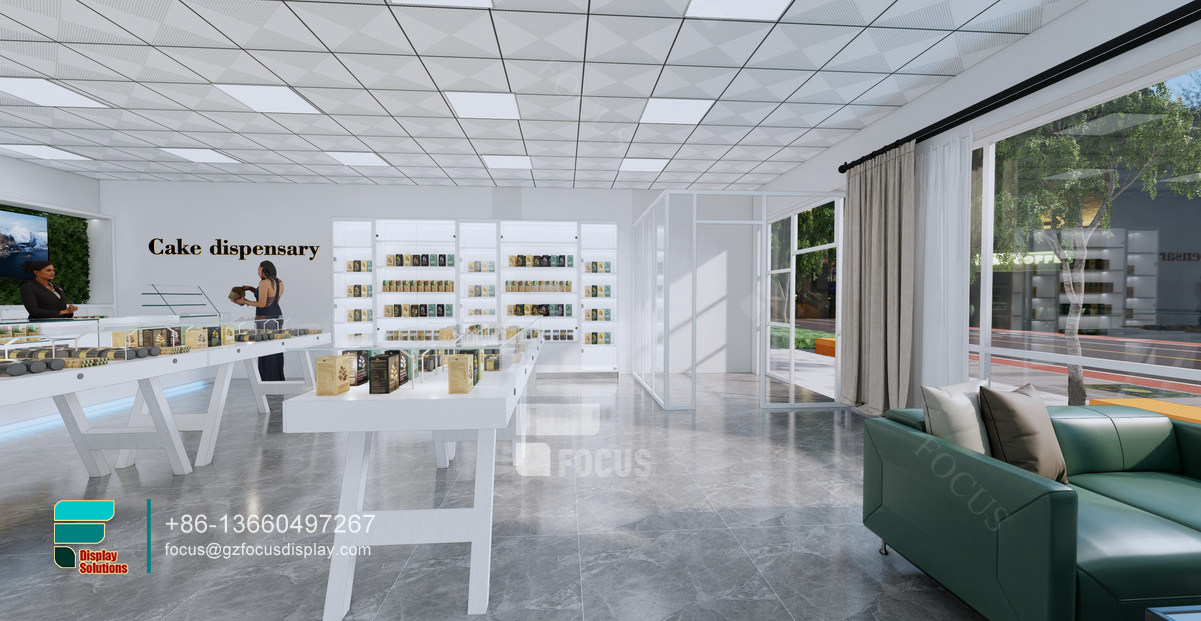 smoke shop decoration counter top display cigarette
