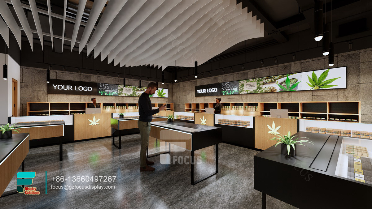 smoke shop window display cabinet glass cigarette counter