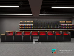Custom Smoke Shop Furniture Retail Glass Display Case