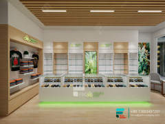Dispensary Layout Design Glass Showcase Cigar Display Case
